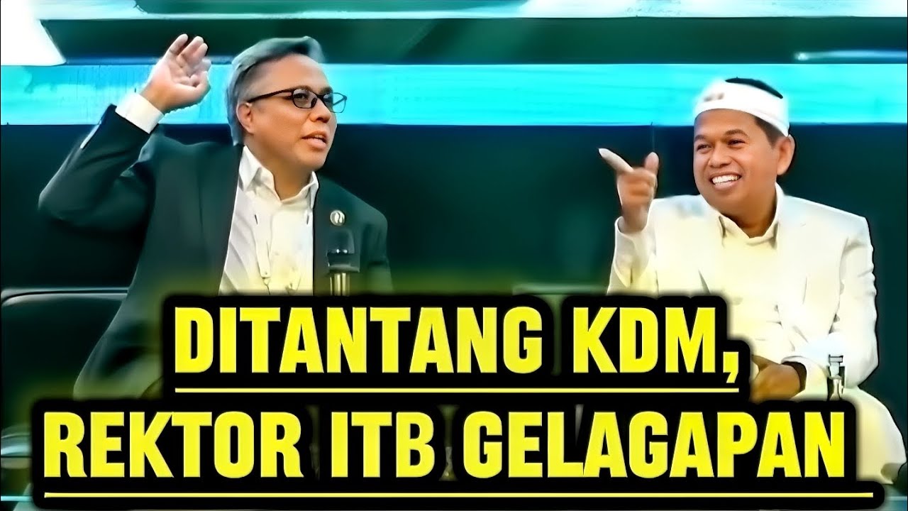 KDM datangi ITB, minta arsitek sebanyak banyaknya dari ITB, tapi jawaban rektor sangat mengejutkan 