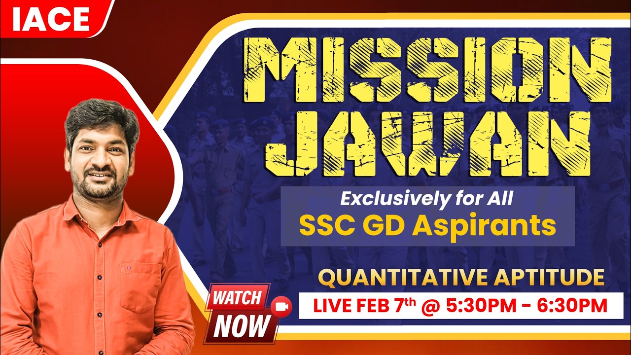 𝗠𝗜𝗦𝗦𝗜𝗢𝗡 𝗝𝗔𝗪𝗔𝗡-𝐄𝐱𝐜𝐥𝐮𝐬𝐢𝐯𝐞𝐥𝐲 𝐅𝐨𝐫 𝐀𝐥𝐥 𝐒𝐒𝐂 𝐆𝐃 𝐀𝐬𝐩𝐢𝐫𝐚𝐧𝐭𝐬 | 𝐒𝐄𝐒𝐒𝐈𝐎𝐍-𝟎𝟔 | 𝐐.𝐀 | 🔴𝐋𝐈𝐕𝐄 @𝟓:𝟑𝟎𝐏𝐌 | 𝐈𝐀𝐂𝐄