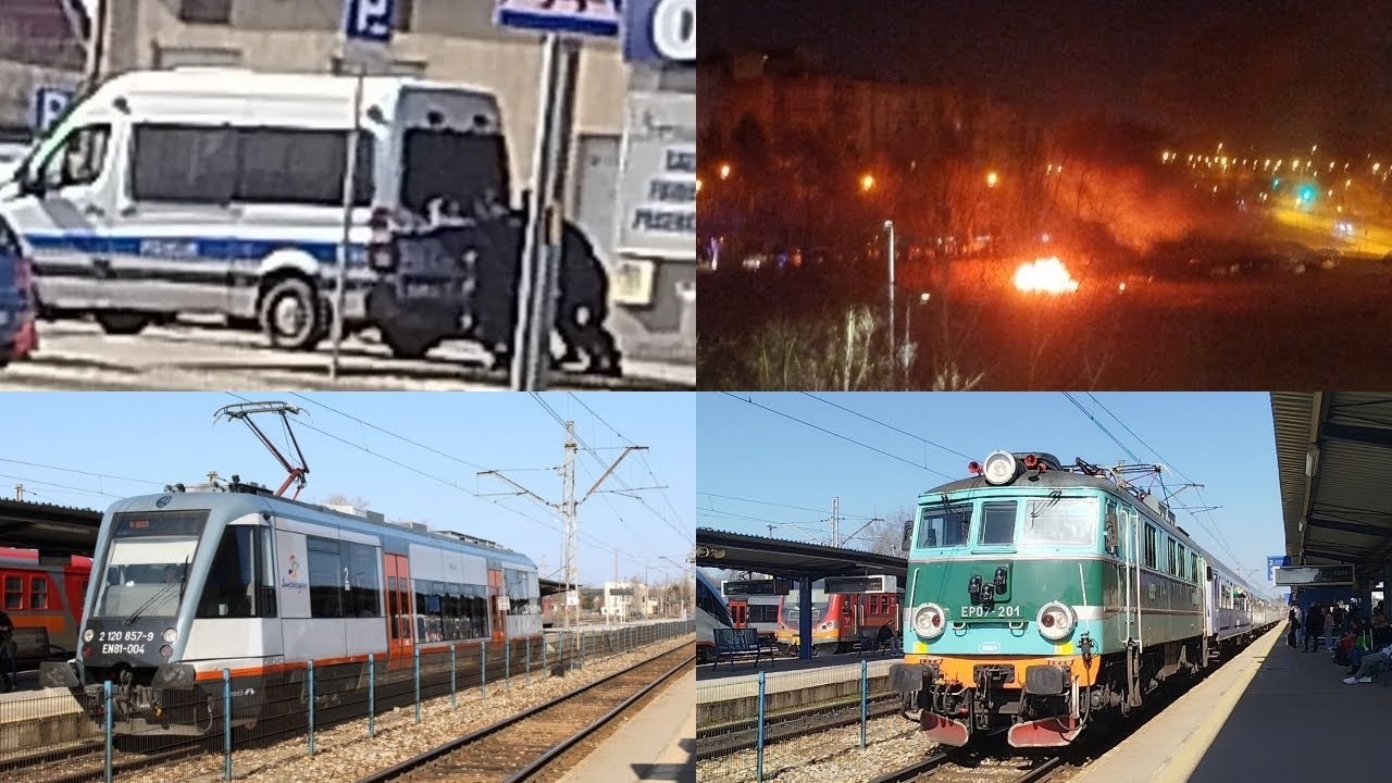 Typowy dzień w Kielcach (pociąg do kultury, palące się samochody i... Brak mi słów)