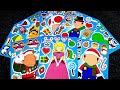 [ToyASMR] Decorate with Sticker Book Super Mario Bros #paperdiy #asmr #supermariobros