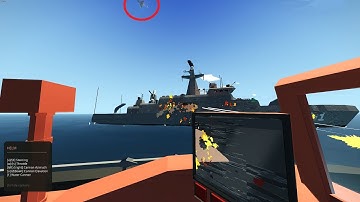 [Stormwork] Dual autocannon vs Destroyer & Jets