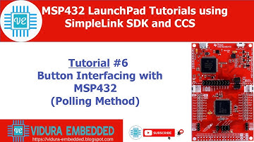 Button Interfacing with MSP432 - Polling Method