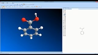 Drawing Benzoic Acid in Chem3D