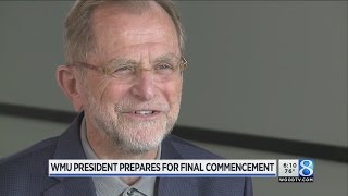WMU president Dunn prepares for final commencement