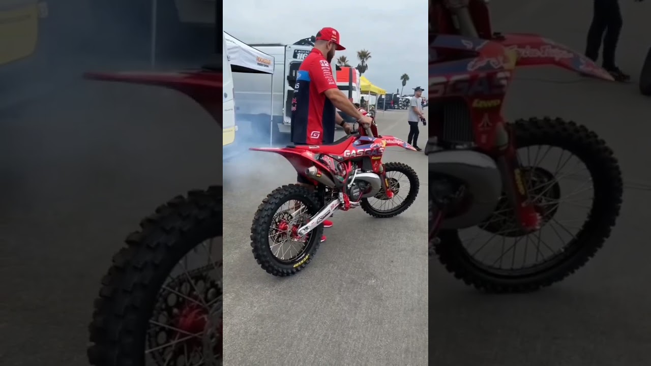 JUSTIN BARCIA’S CUSTOM GASGAS 250 2 STROKE!🔥👀 