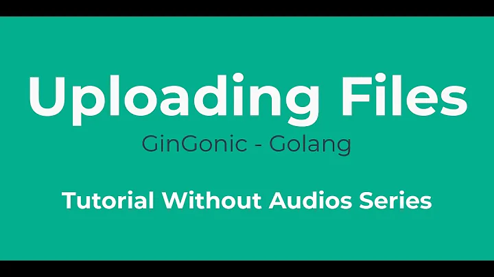 Uploading Files Post Request -  GinGonic golang framework 14