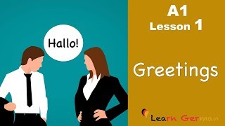 Learn German. Greetings. Lesson 1