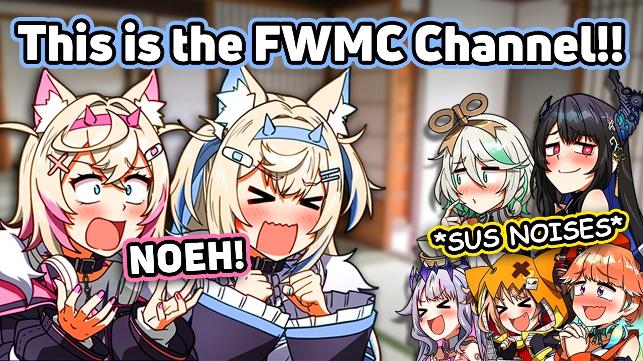 Nerissa and Ceci making sus noises was too much for Fuwamoco