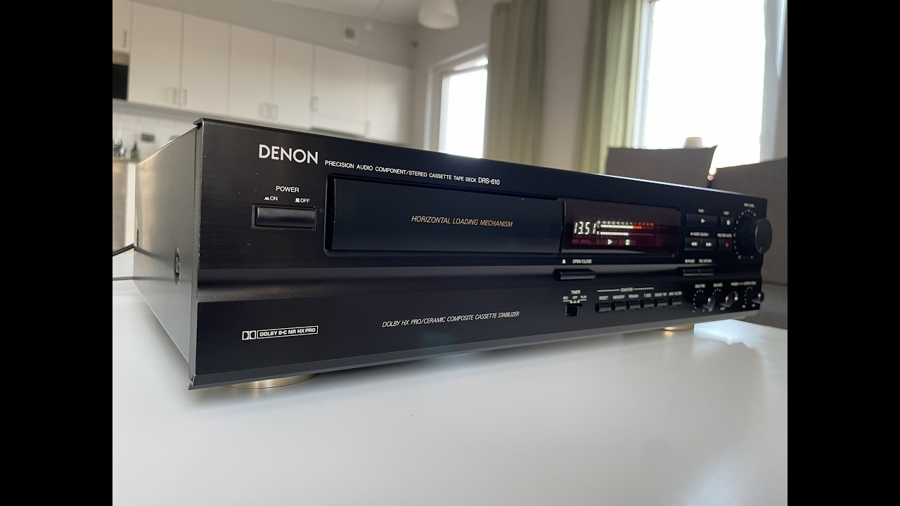 DENON DRS-610 kassette deck - YouTube