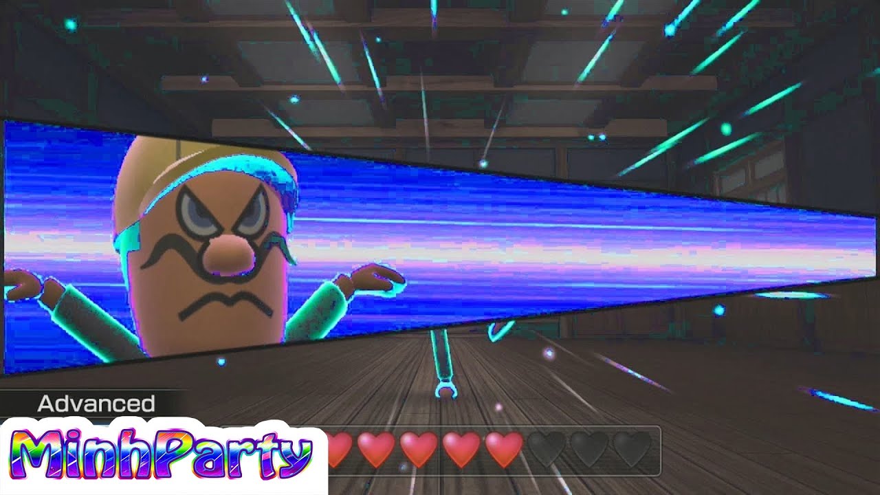 Wii Party U Minigames Gameplay Dojo Domination Wyldstyle Gameplay @MINH PARTY U