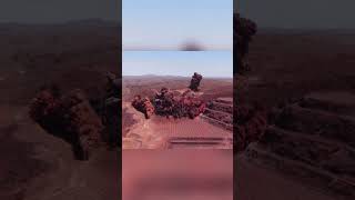 Controlled Blasting Operation - Mountains Broken With Precision AThe rock wall stands motionless