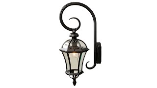 Большой уличный настенный светильник Mw light 811020401 серии Сандра