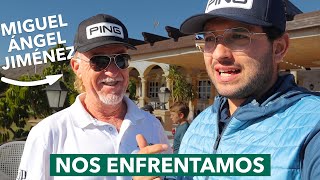 Juego 3 HOYOS con MIGUEL ÁNGEL JIMÉNEZ | ¿Gano a uno de los MEJORES JUGADORES de GOLF de ESPAÑA?