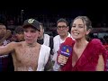 Oscar Valdez Wants To Be A Champ Again! | POST-FIGHT INTERVIEW