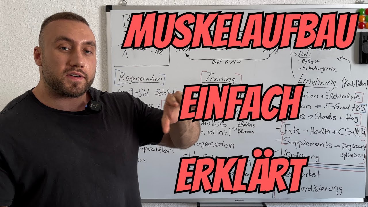 ALLES was du über MUSKELAUFBAU wissen musst | #erklärbulle