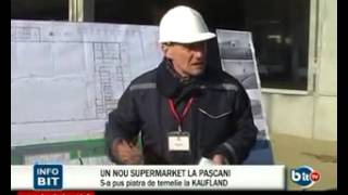 Piatra de temelie Kaufland Pascani 08 11 2012