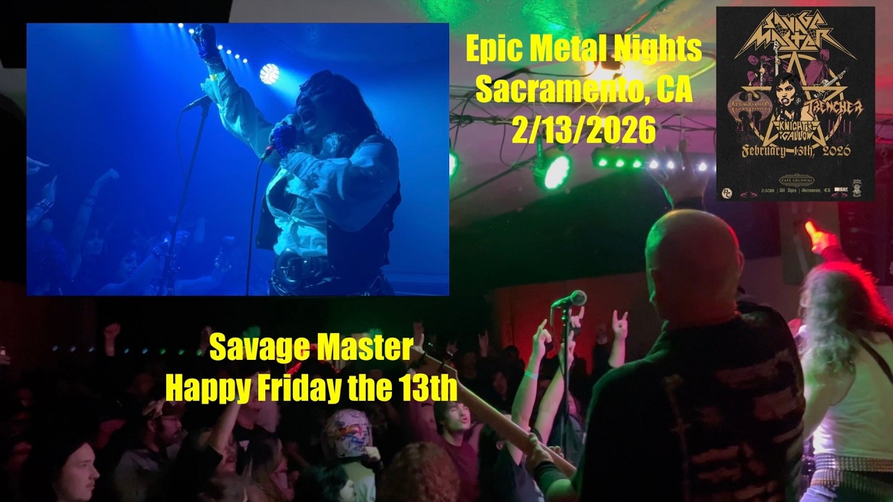 Heavy Metal Nights in Sacramento, Savage Master, Dekapitator, Trencher, Knight & Gallow, Thrash