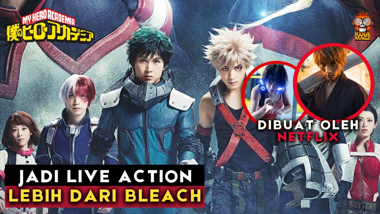 Filme live-action de Boku No Hero está em desenvolvimento pela Netflix