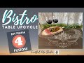 DIY Bistro Table with Patina Fusion by Rhonda Church Finfrock of Fruitful Life Studio