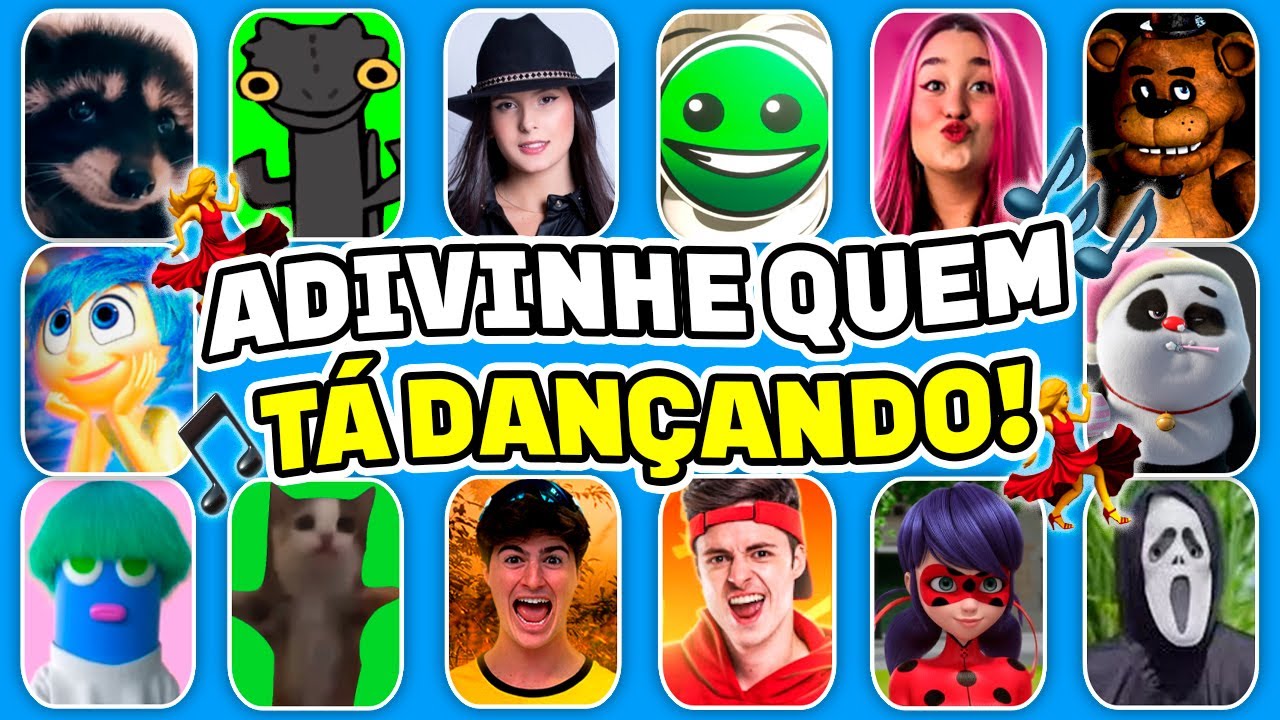 ADIVINHE QUEM TÁ DANÇANDO! 💃🎵 Divertida Mente, Pedro Pedro, Emilly Vick, Natan por Aí, Ana Castela