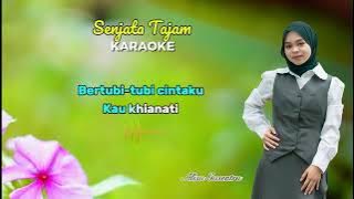 SENJATA TAJAM - ALISA  KARAOKE