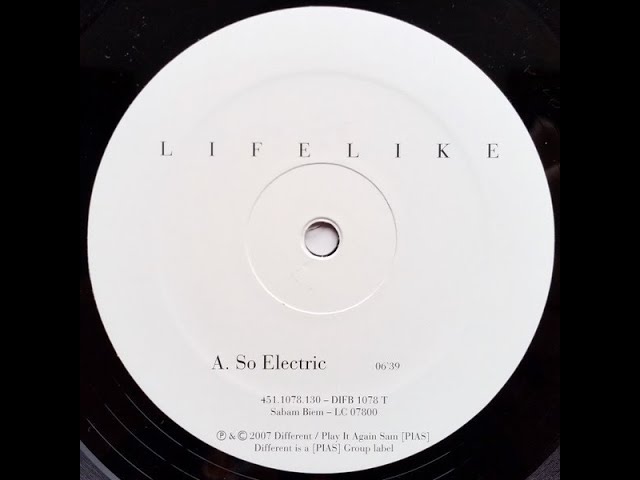 Lifelike - So Electric - YouTube