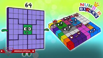 Numberblocks Puzzle Square Club Made In Numberblocks 64 Fanmade | Numberblocks Fanmade