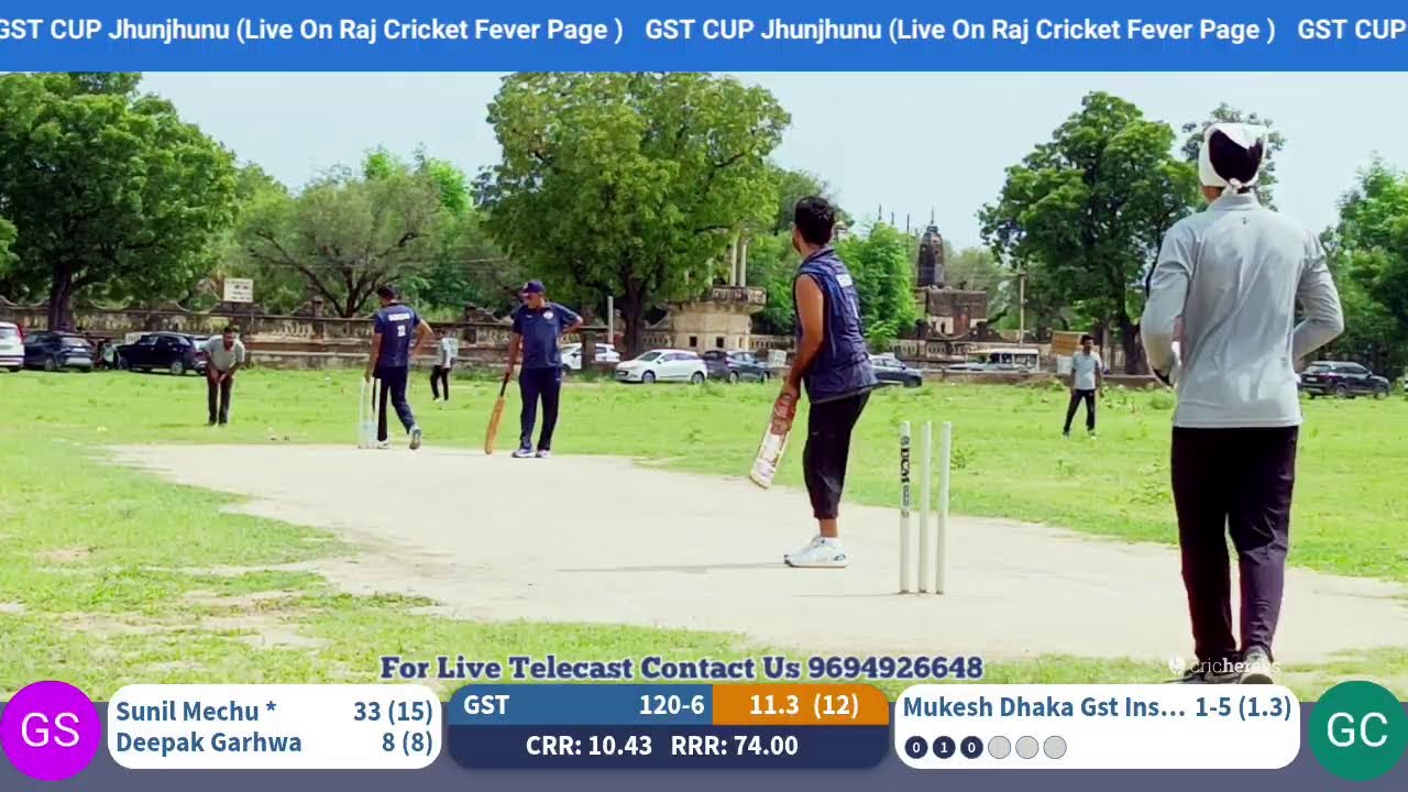 GST CUP Bagar Match GST Churu Vs GST Jhunjhunu 2nd Match