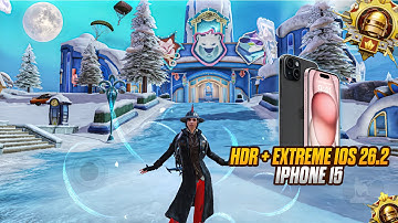 iPhone 15 BGMI Graphics Test (HDR + EXTREME) 🔥| PUBG Mobile Gaming 2025 | Best Sensitivity Gameplay