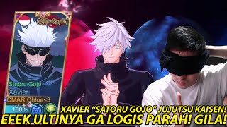 XAVIER 'SATORU GOJO' JUJUTSU KAISEN! GILEEE EFEK ULTINYA GA LOGIS PARAH! SUPER KEREN GILA!