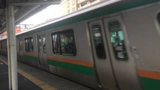 【鉄道動画】土呂駅にて 宇都宮線E231系(5+10)通過シーン
