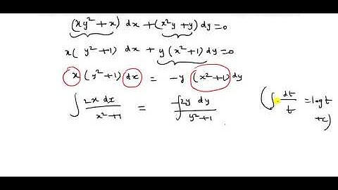 PG TRB/Maths/Differential Equations/ Solve: (x y^2+x) dx+ (y x^2+y) dy=0