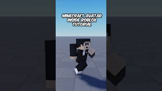 Information How to make a Minecraft avatar inside Roblox #roblox Update
