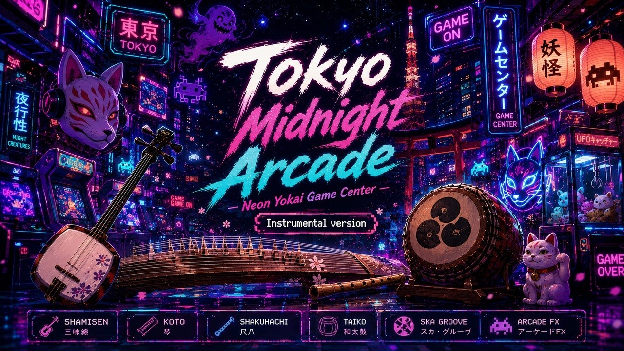 Tokyo Midnight Arcade — Neon Yokai Game Center (Instrumental