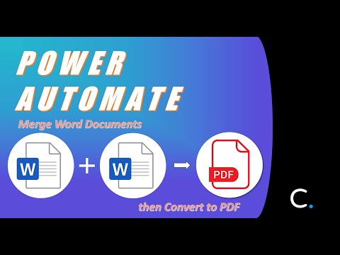 How to Create a PDF with Merged Word DOCX Documents in Power Automate