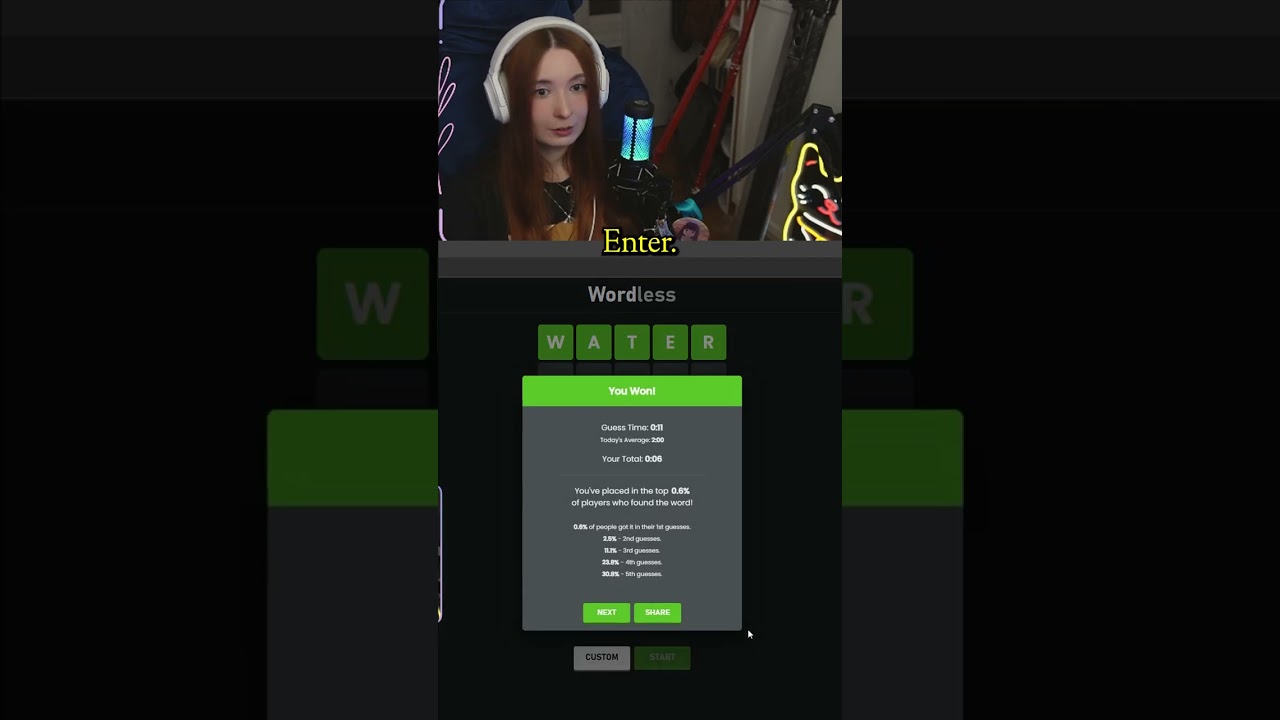 i might be the best wordle player in the world (totally on purpose)