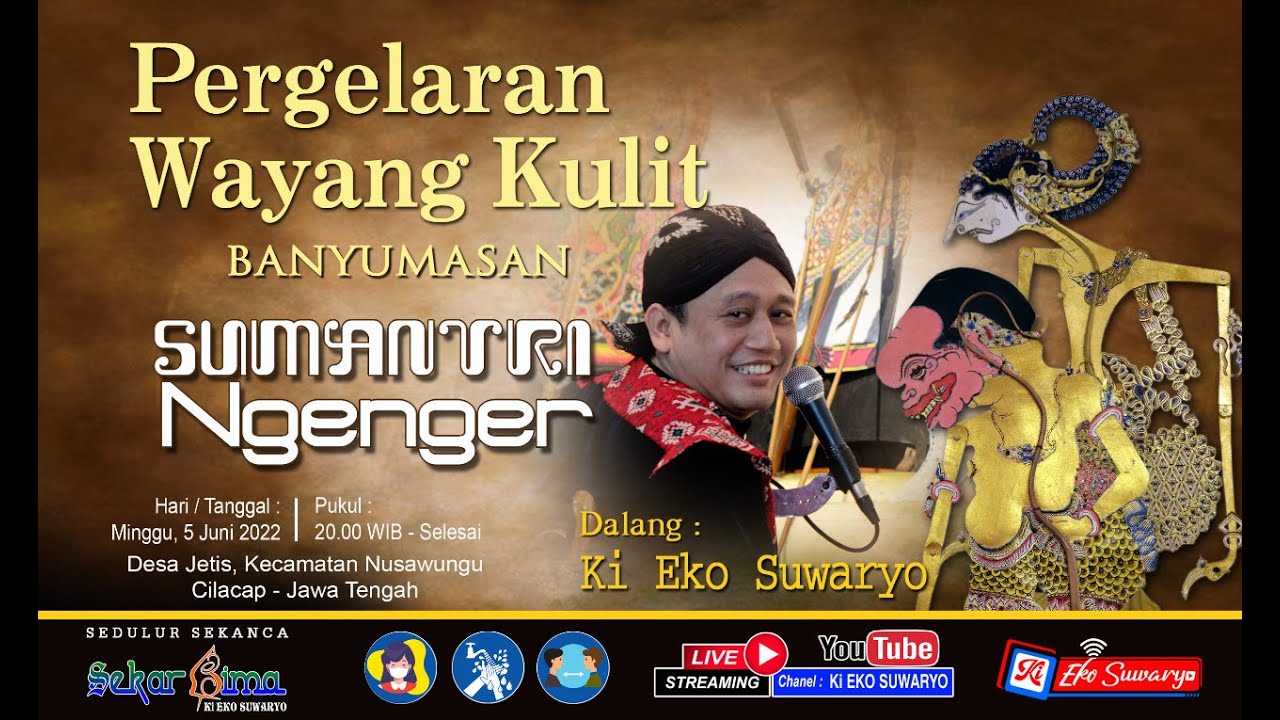 LIVE WAYANG KULIT DALANG KI EKO SUWARYO LAKON SUMANTRI NGENGER