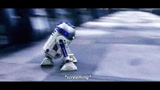 We're half way there *R2D2 Scream* Livin' on a prayer.