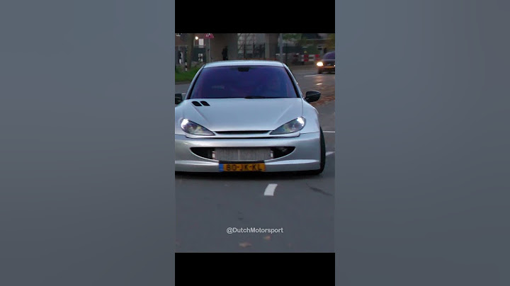 V6 Turbo Peugeot 206 AWD Crashed 😥