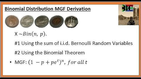 Binomial Distribution Moment Generating Function Proof (MGF)