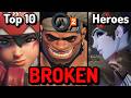 Top 10 BROKEN Characters in Overwatch History