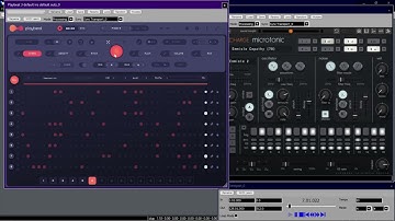 Playbeat with Microtonic