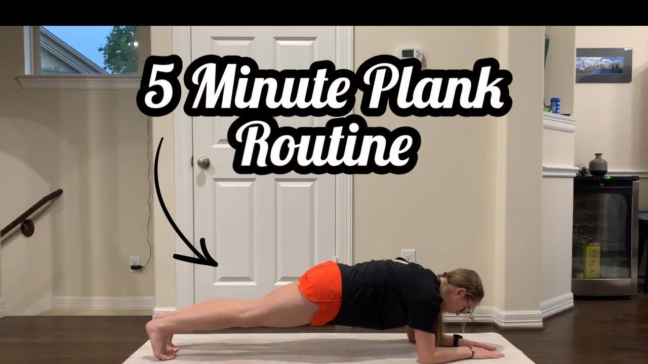 5 Minute Plank Routine - YouTube