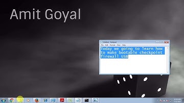 Checkpoint Bootable USB