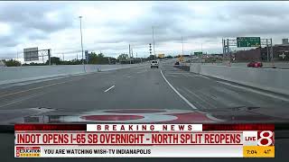 I-65 at North Split interchange reopens
