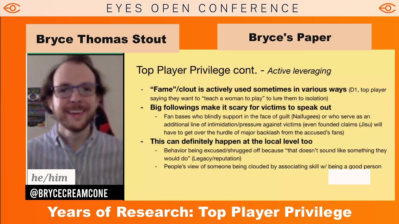 Top Player Privilege | Bryce Stout | Eyes Open 2020