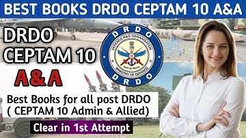 Best books for DRDO CEPTAM 10 A&A | DRDO CEPTAM 10 Admins & Allied books | DRDO CEPTAM 10 A&A books