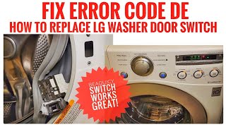 How To Fix LG Clothes Washer Error Code Door Switch
