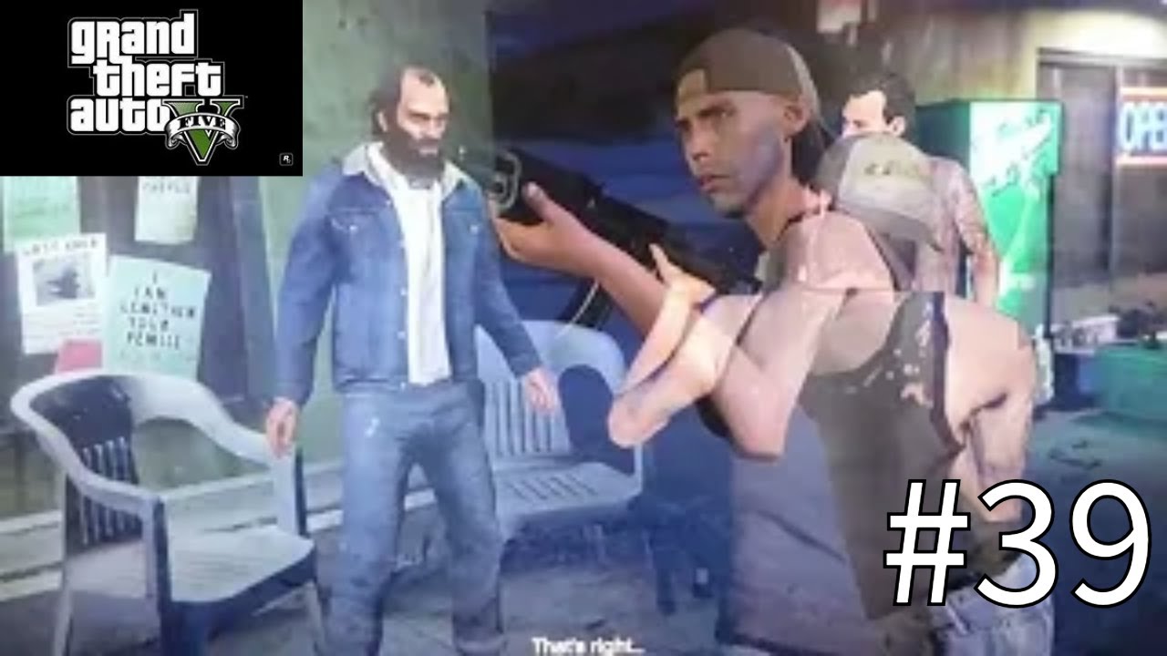 Trevor's rampage and Franklin Assassination in Grand Theft Auto 5 #39 ...