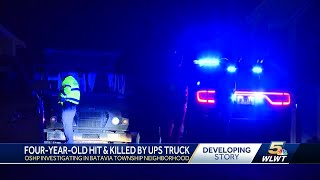 Coroner identifies 4-year-old boy killed after being hit by delivery truck